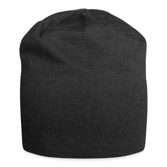 A versatile, slightly slouchy beanie with a relaxed fit, longer at the back for a casual look. Made from a soft, stretchy midweight fabric blend (varies by color: black is cotton/elastane, charcoal gray is cotton/polyester, heather gray includes viscose). Perfect for men or women in any season, this unisex beanie adds effortless style to indoor or outdoor outfits. 